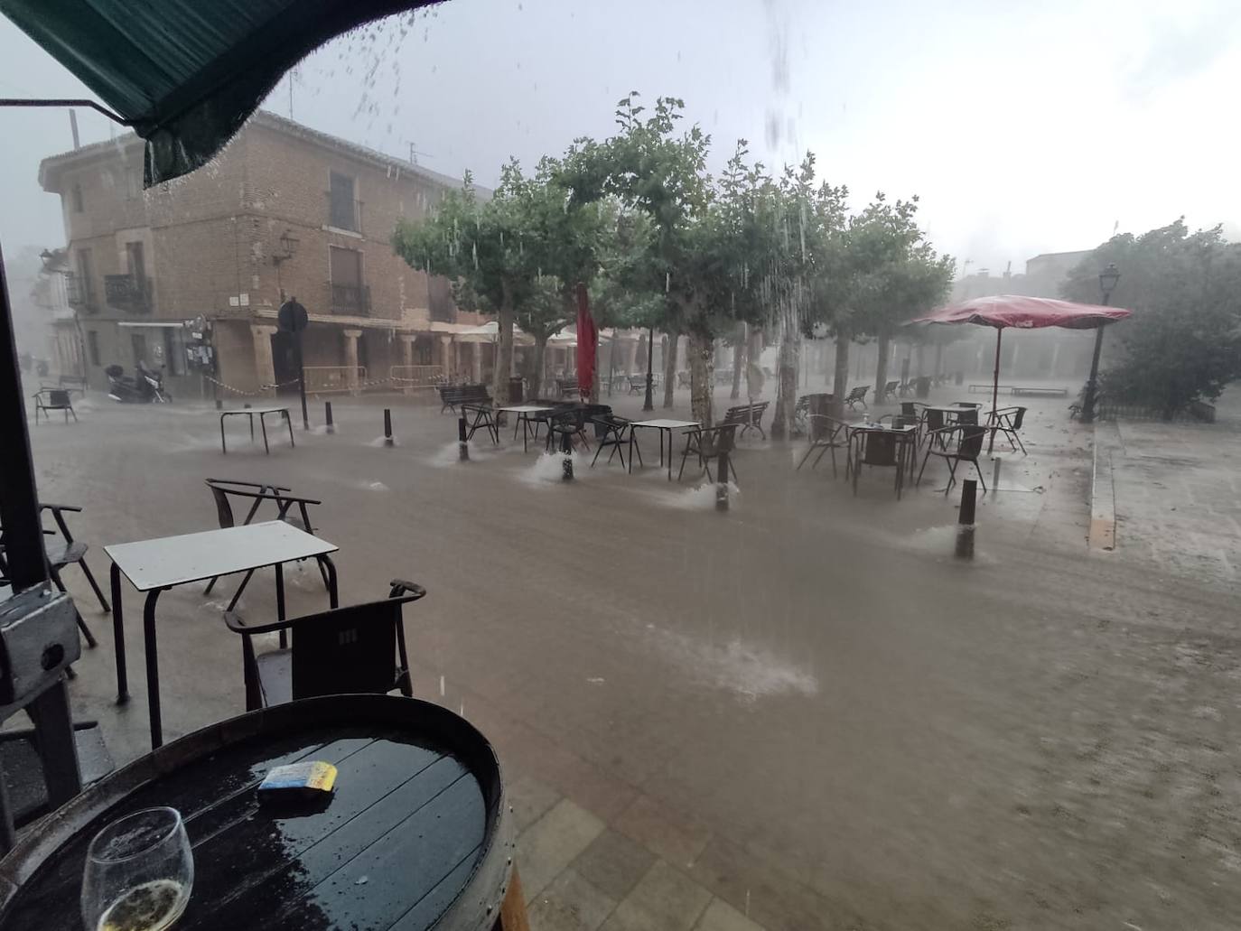 Así ha sido la terrible tormenta de Astudillo