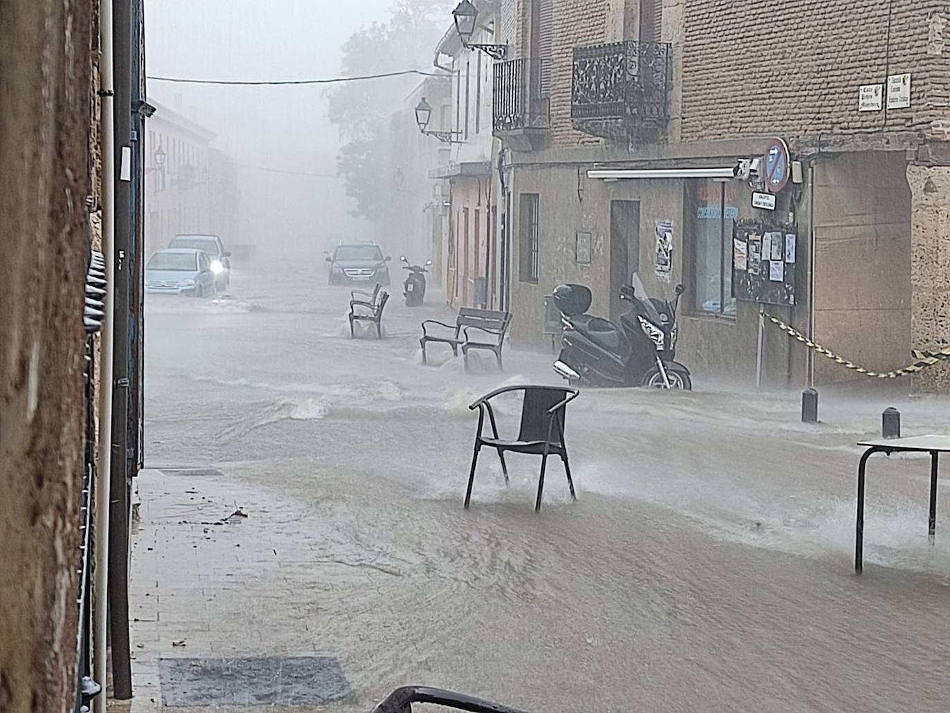 Así ha sido la terrible tormenta de Astudillo