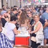 Los chaparrones empañan la primera ronda de tapas y cañas