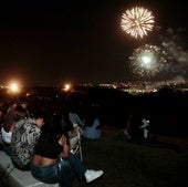 Valladolid disfruta de su primera gran noche de fuegos artificiales