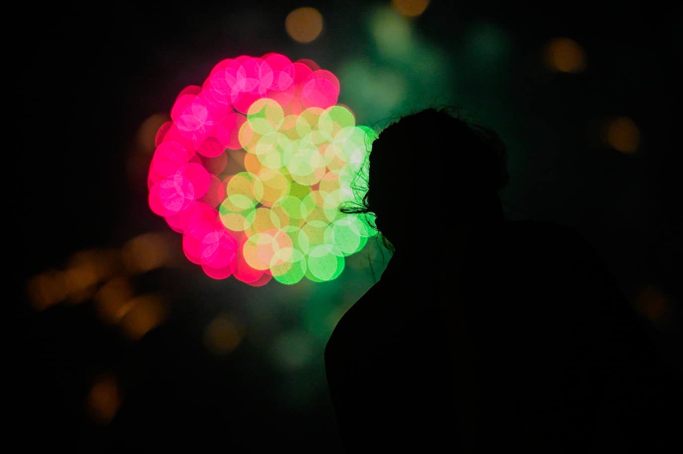 Las imágenes de los fuegos artificiales en Valladolid de la mano de Tamarit