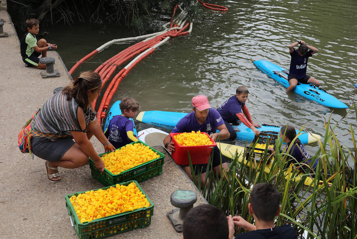 Los patitos de goma toman el Carrión