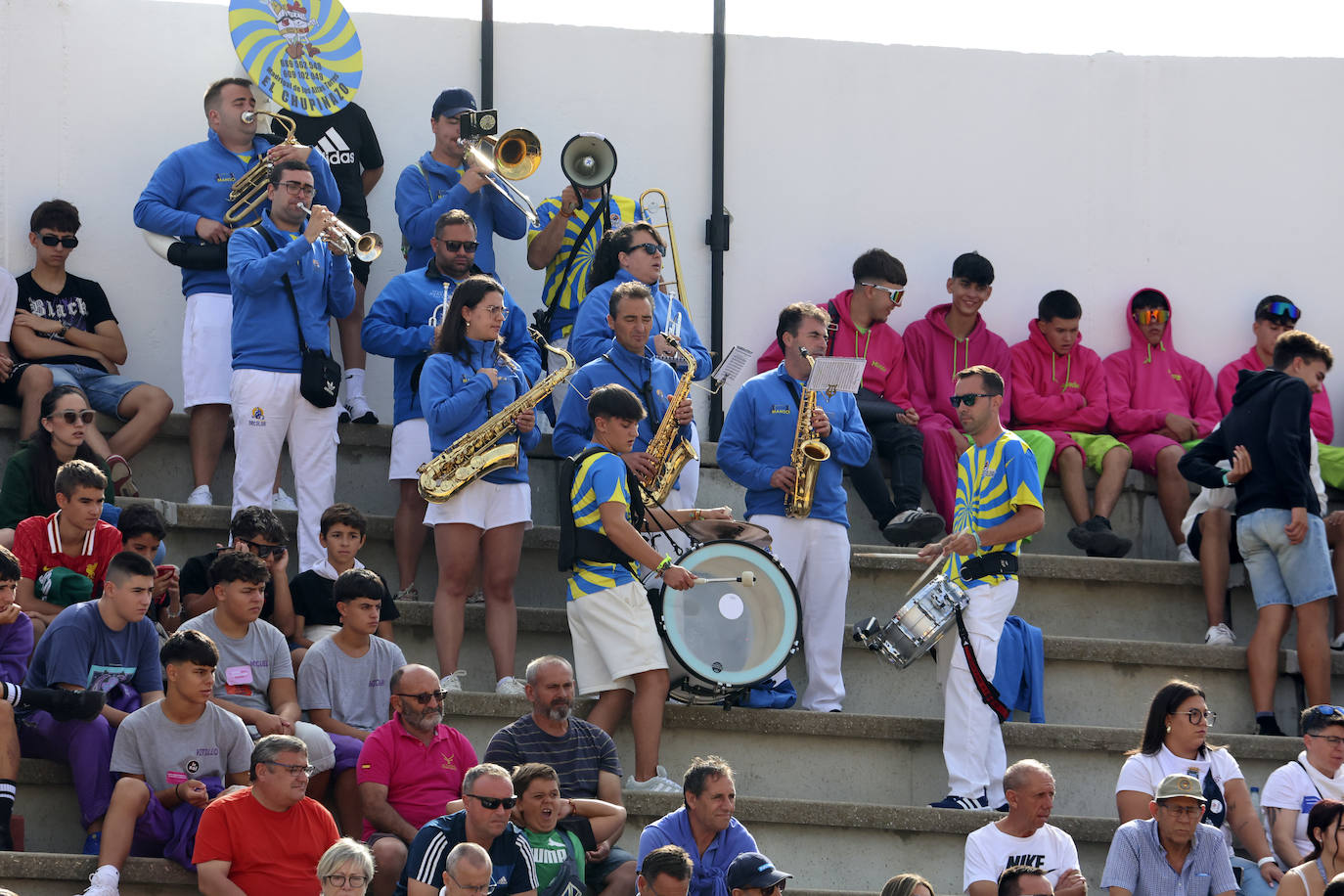 Primer encierro tradicional en las fiestas de Medina del Campo 2024
