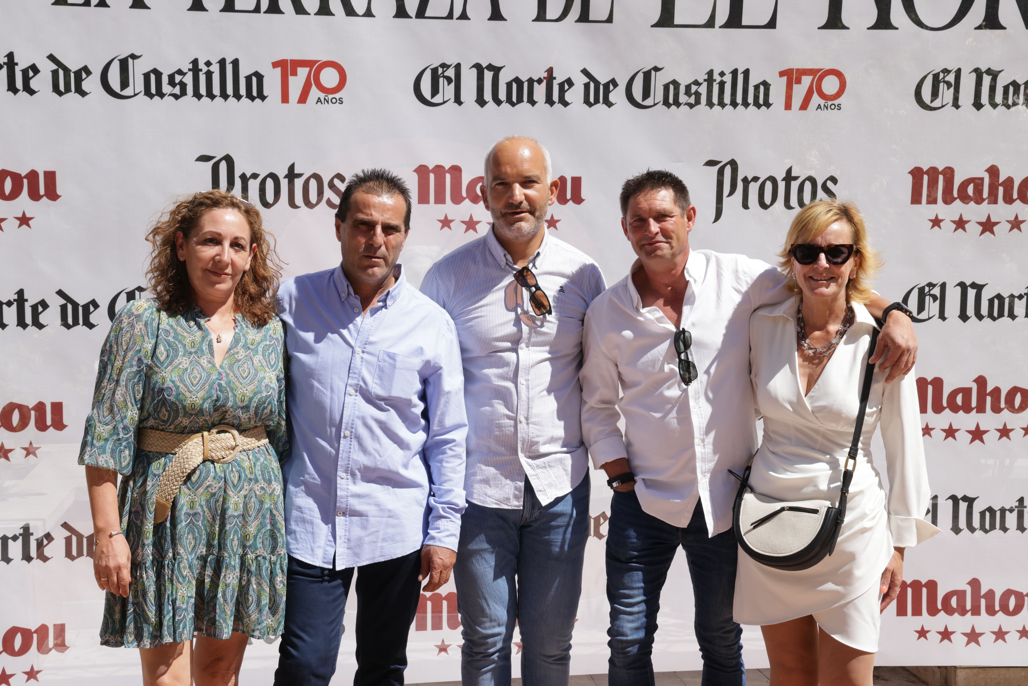 Carmen Alonso, Lorenzo Gallegos, Chema Rubio, Antonio Martínez y Maite Gallegos.