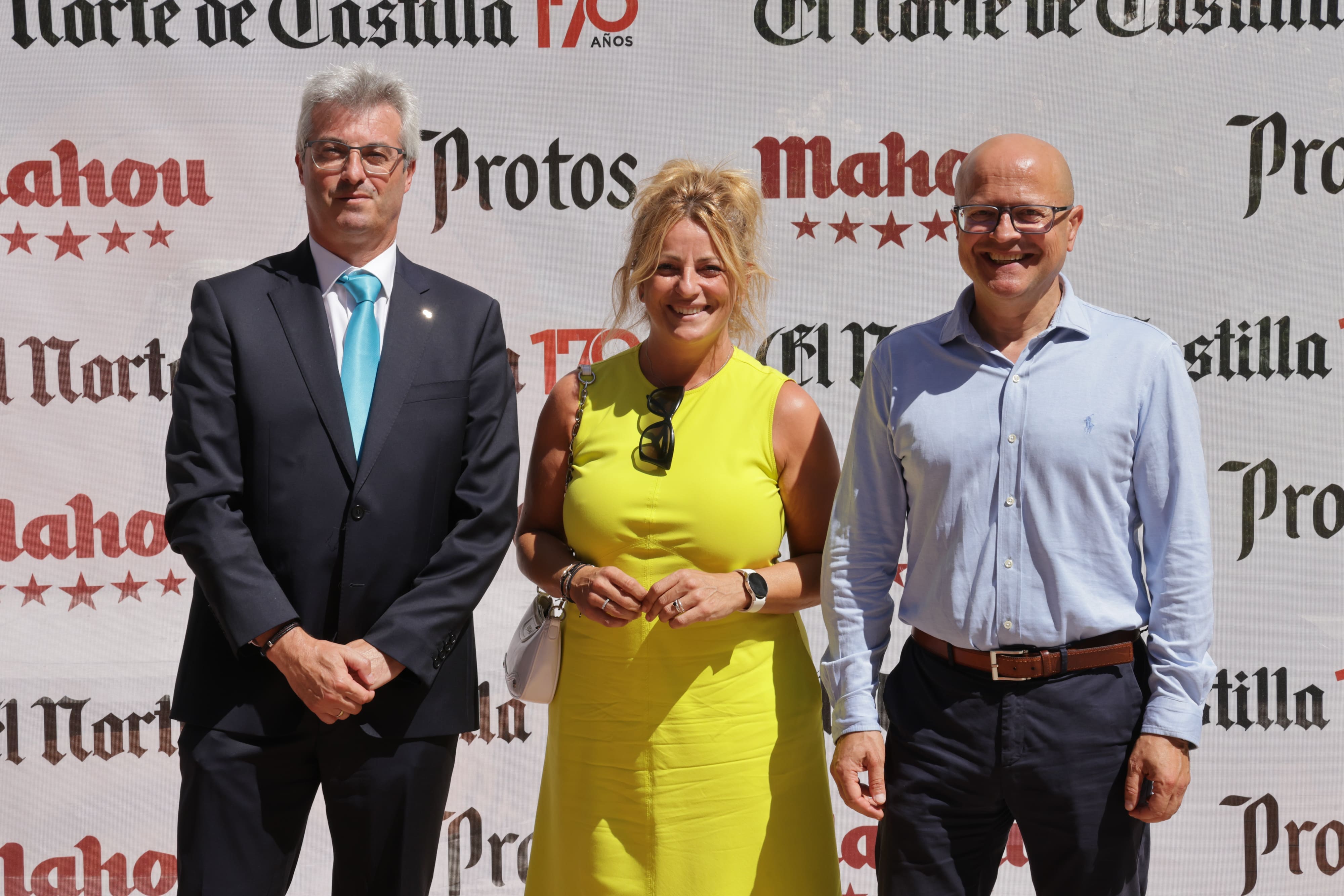 Ángel de la Plaza, Beatriz de Castro y Félix Martín (Banco Sabadell).