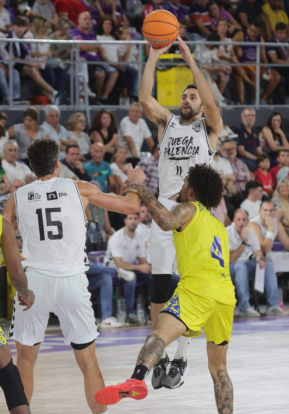 Así ha sido el primer partido del Palencia Baloncesto de pretemporada