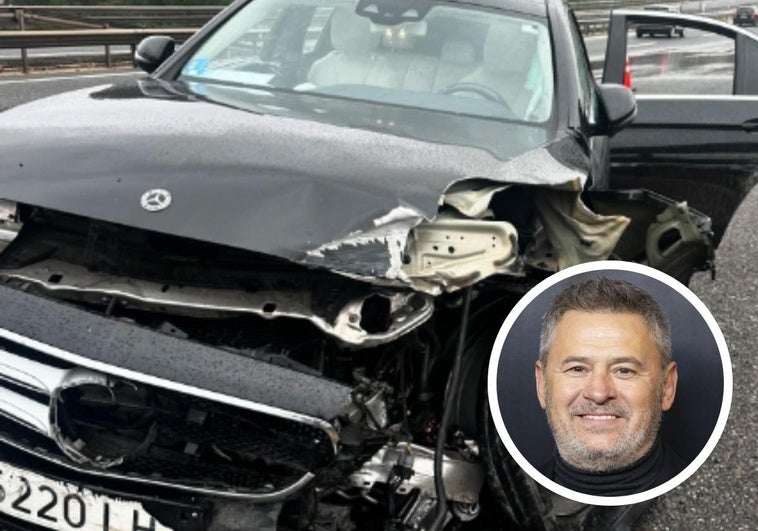 Miki Nadal sufre un aparatoso accidente de tráfico en Burgos