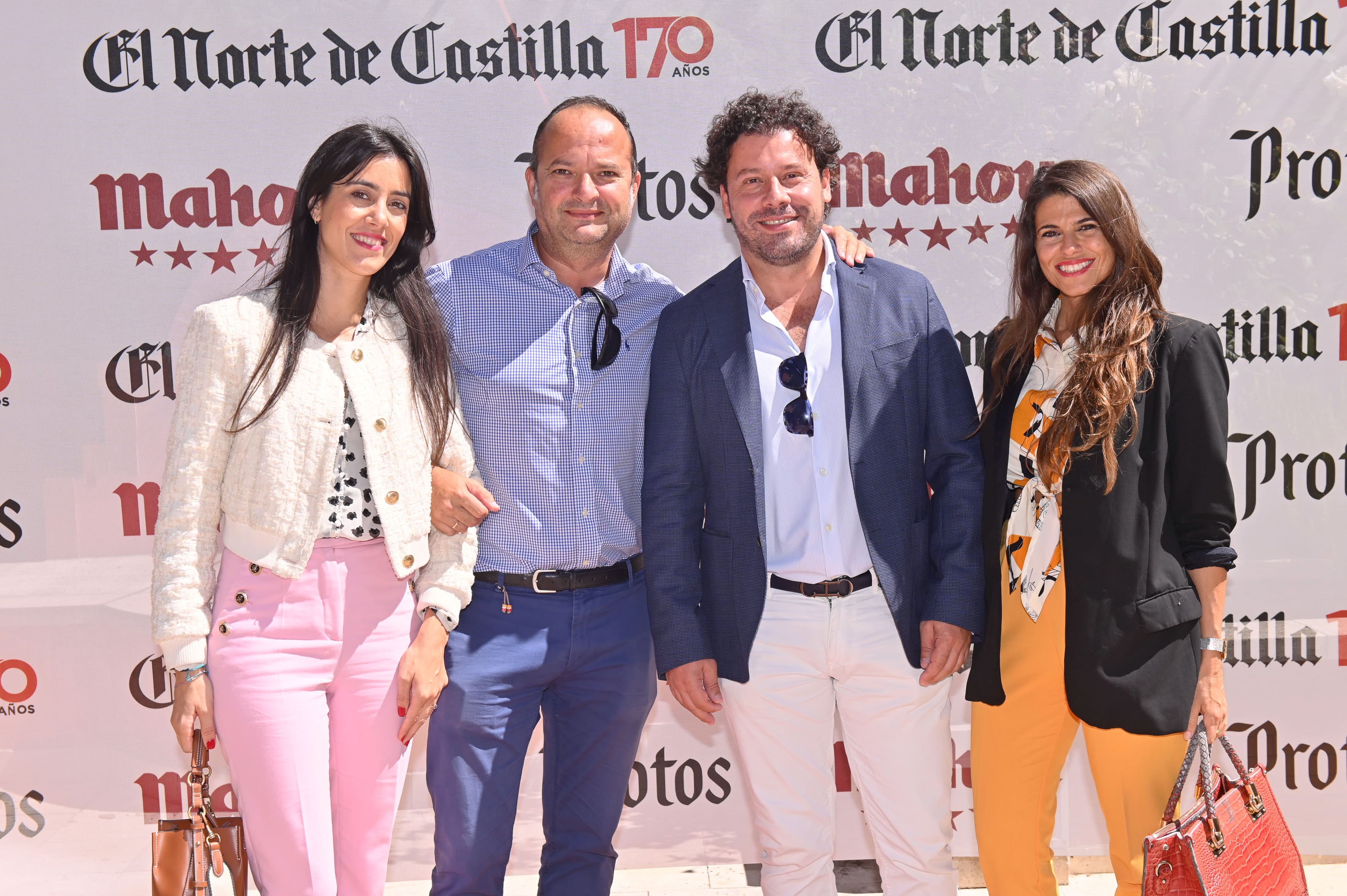 María Taberna, Andrés Anaya (Prevenges), Luis Llorente (Selvático) y Elena García (El Norte).