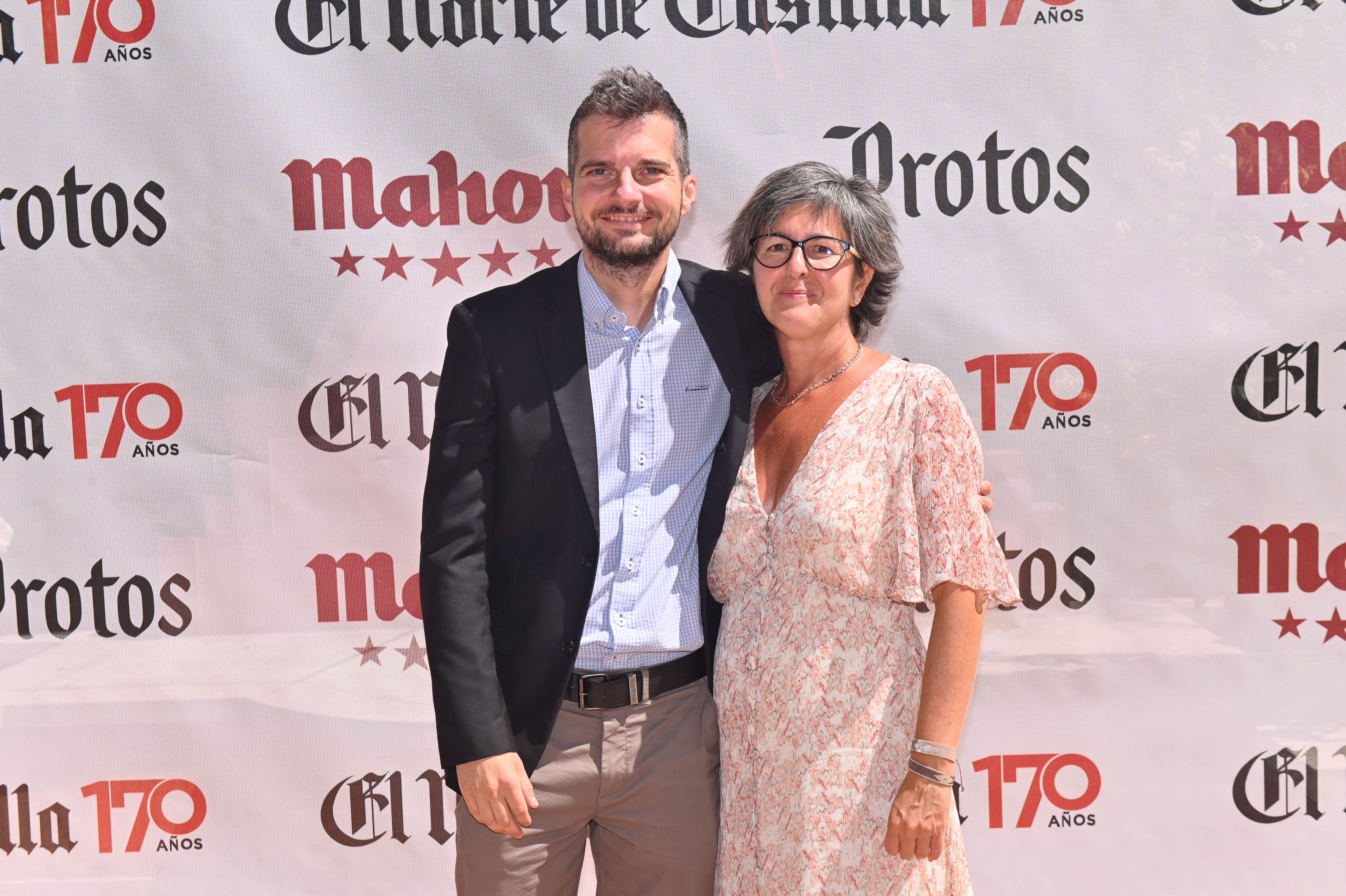 Ricardo Álvarez (Mercadona) y Charo López (El Norte).