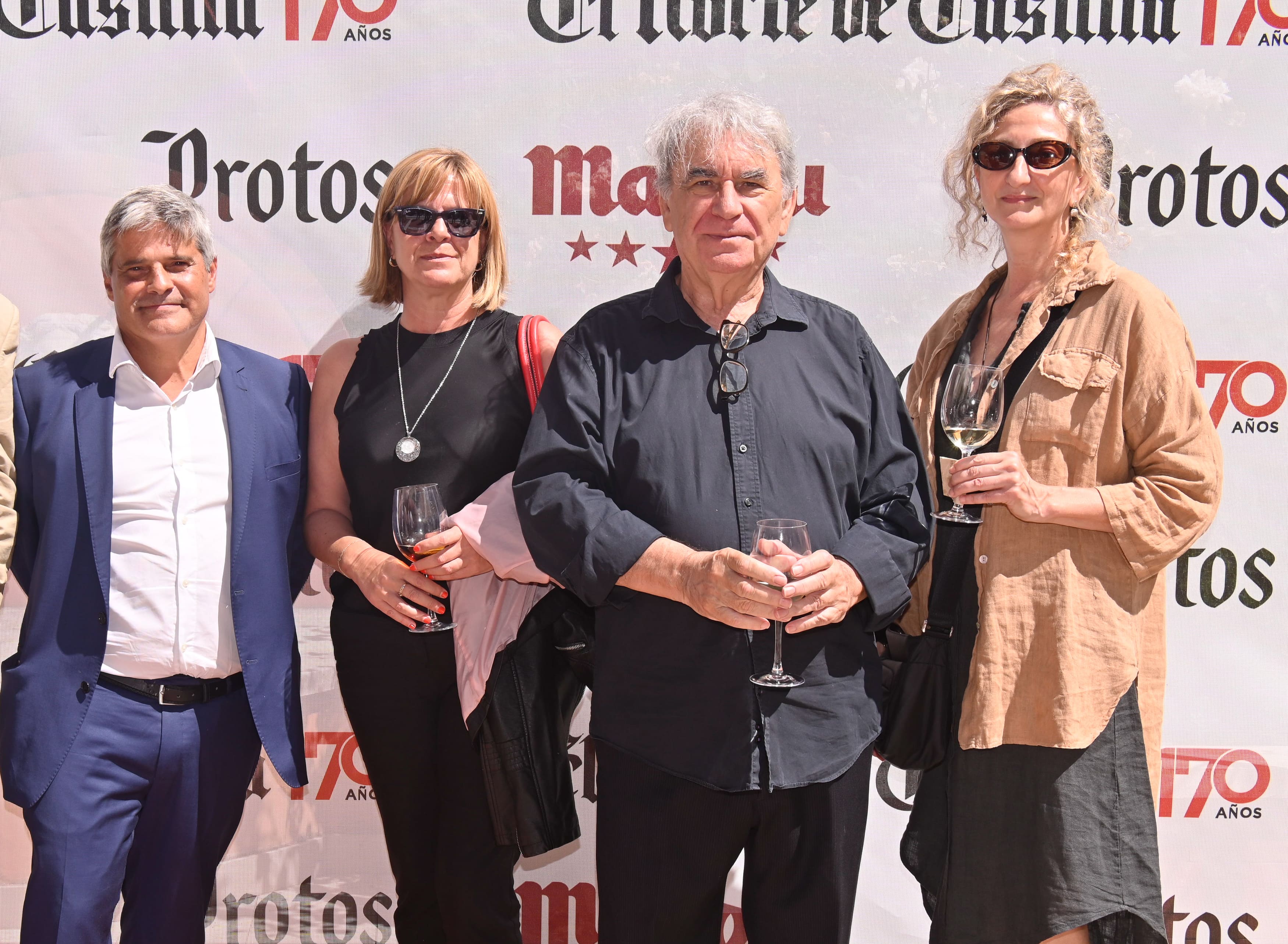 Alberto Balmori, Mercedes Bustos (Rentur), Ángel Marcos y Cristina Ansón.