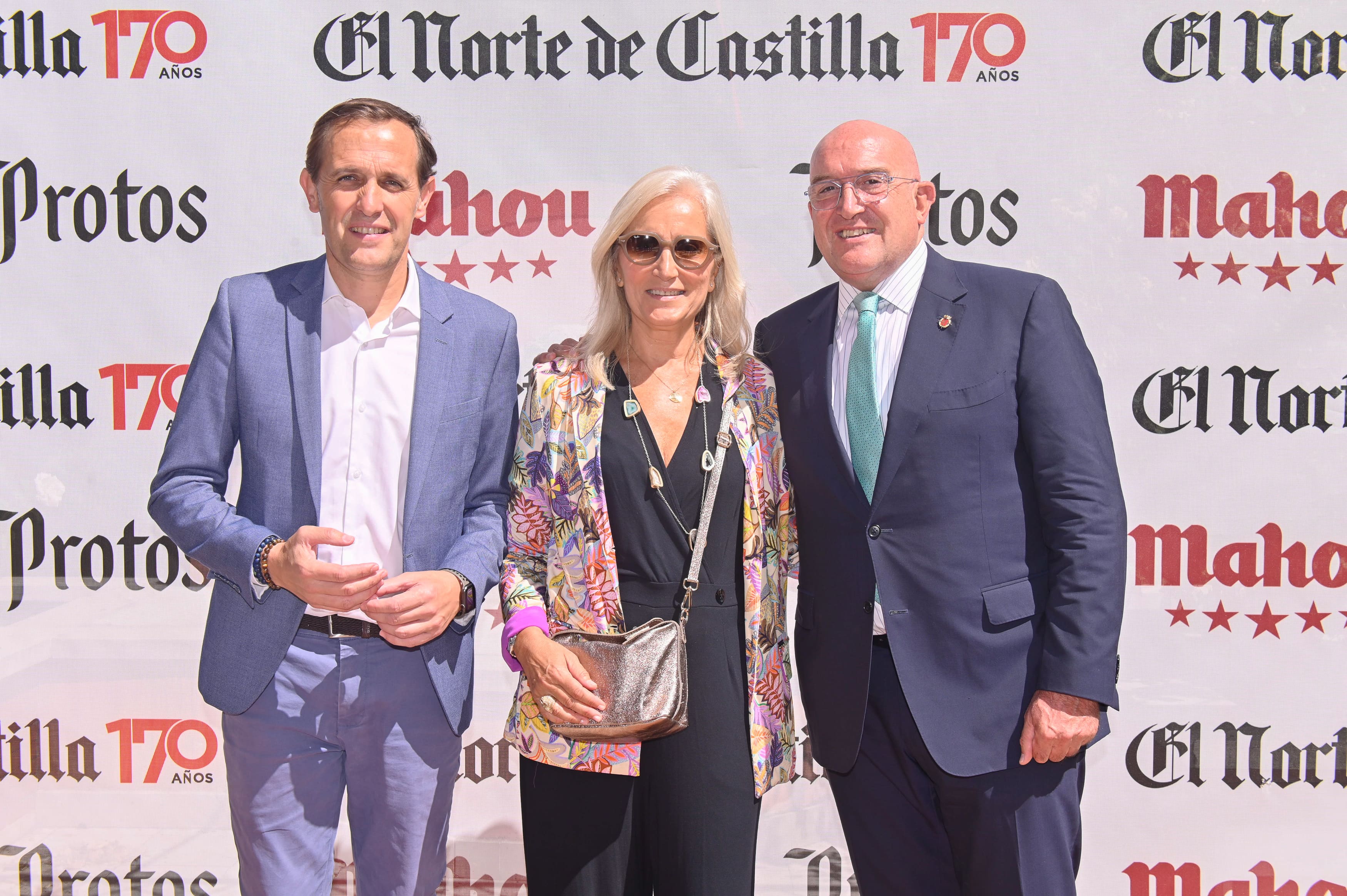 Conrado Íscar (presidente de la Diputación), Mabel Núñez (presidenta de Consejo Escolar de Castilla y León) y Jesús Julio Carnero (alcalde de Valladolid).