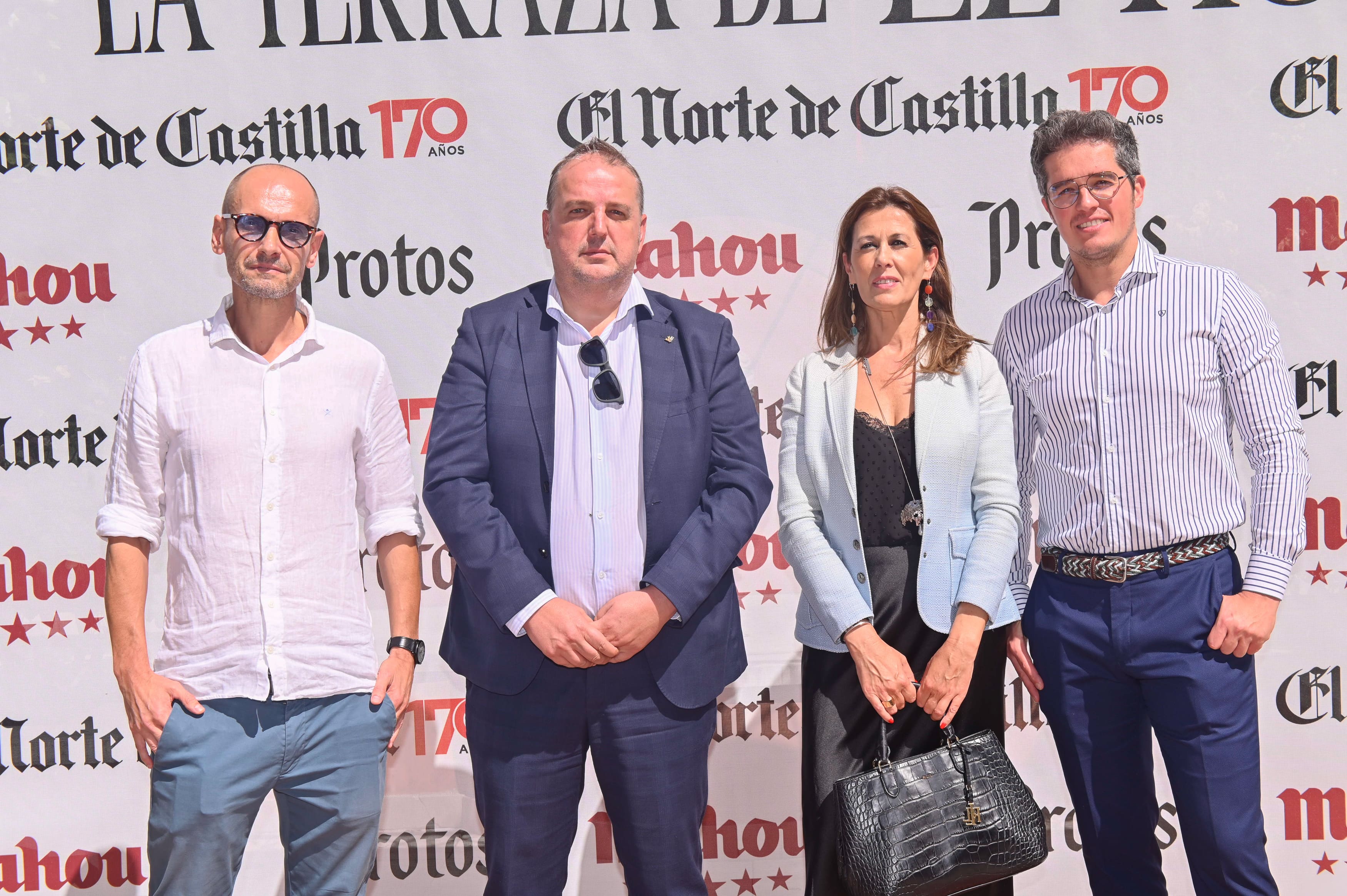 Óscar Hernández (UPA), Antonio José Pérez, María José Gómez y Julio Molano (Eurocaja Rural).