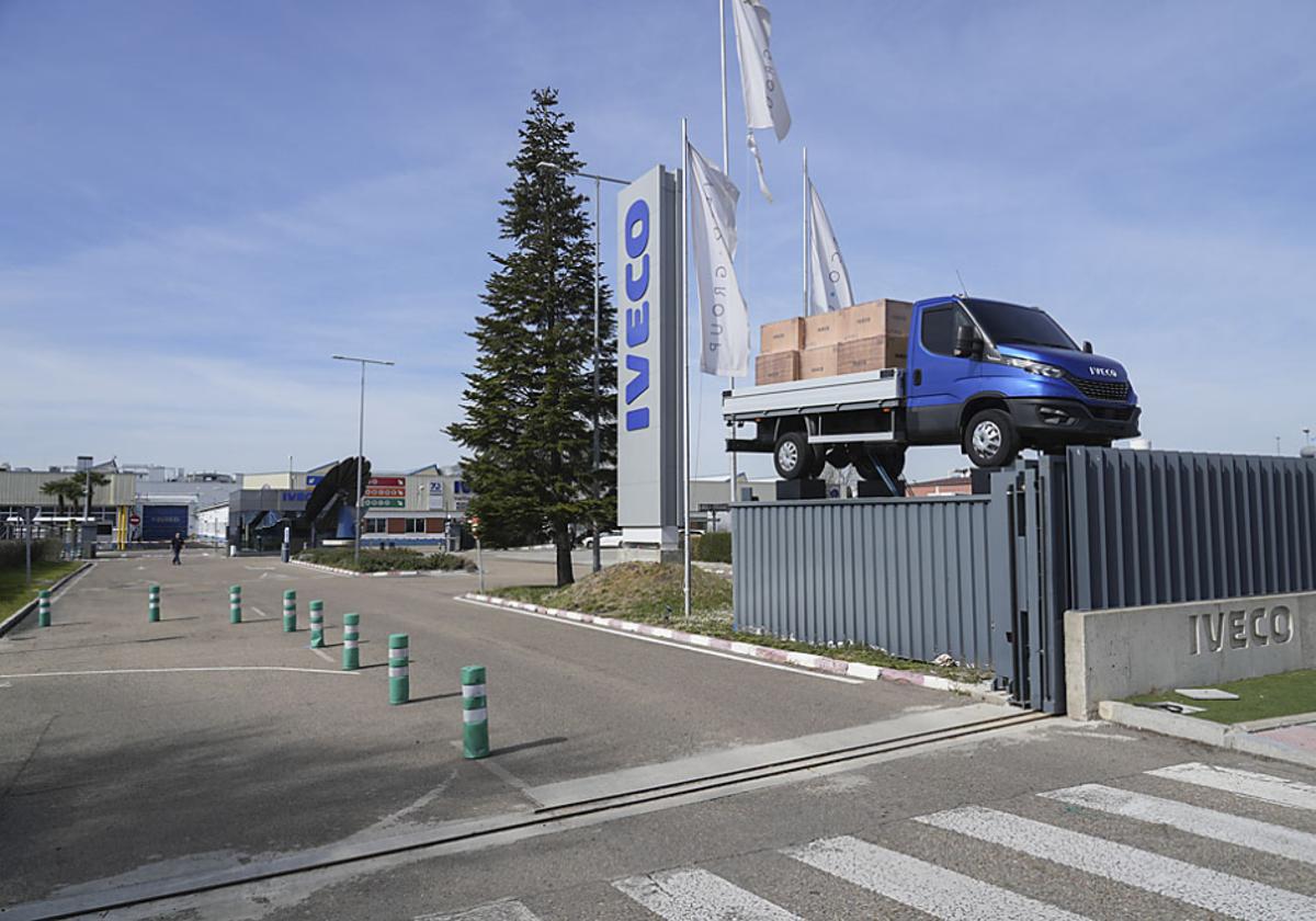 Exterior de la factoría de Iveco en Valladolid.