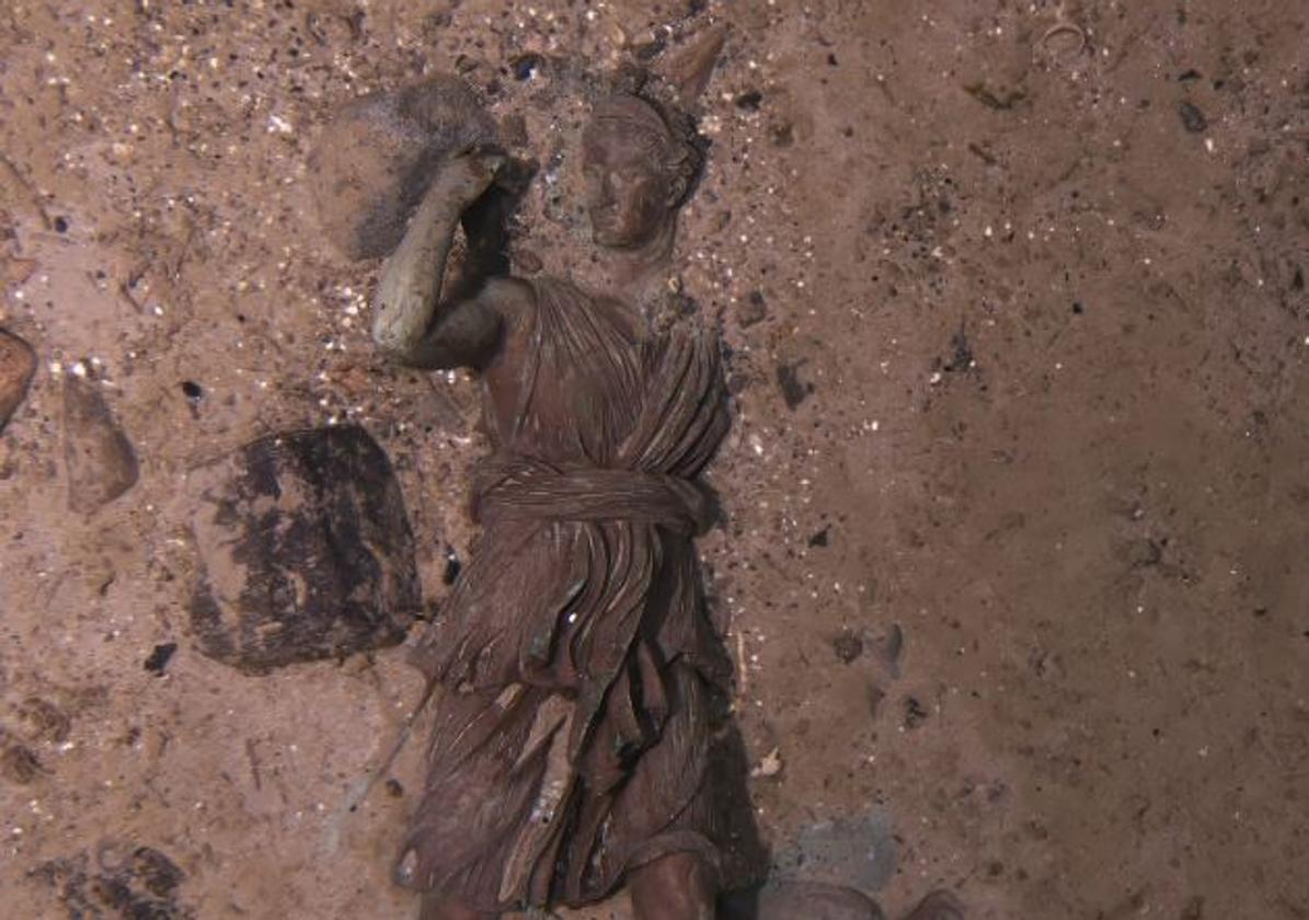 Estatua Diana de Versalles perdida en el hundimiento del Titanic.