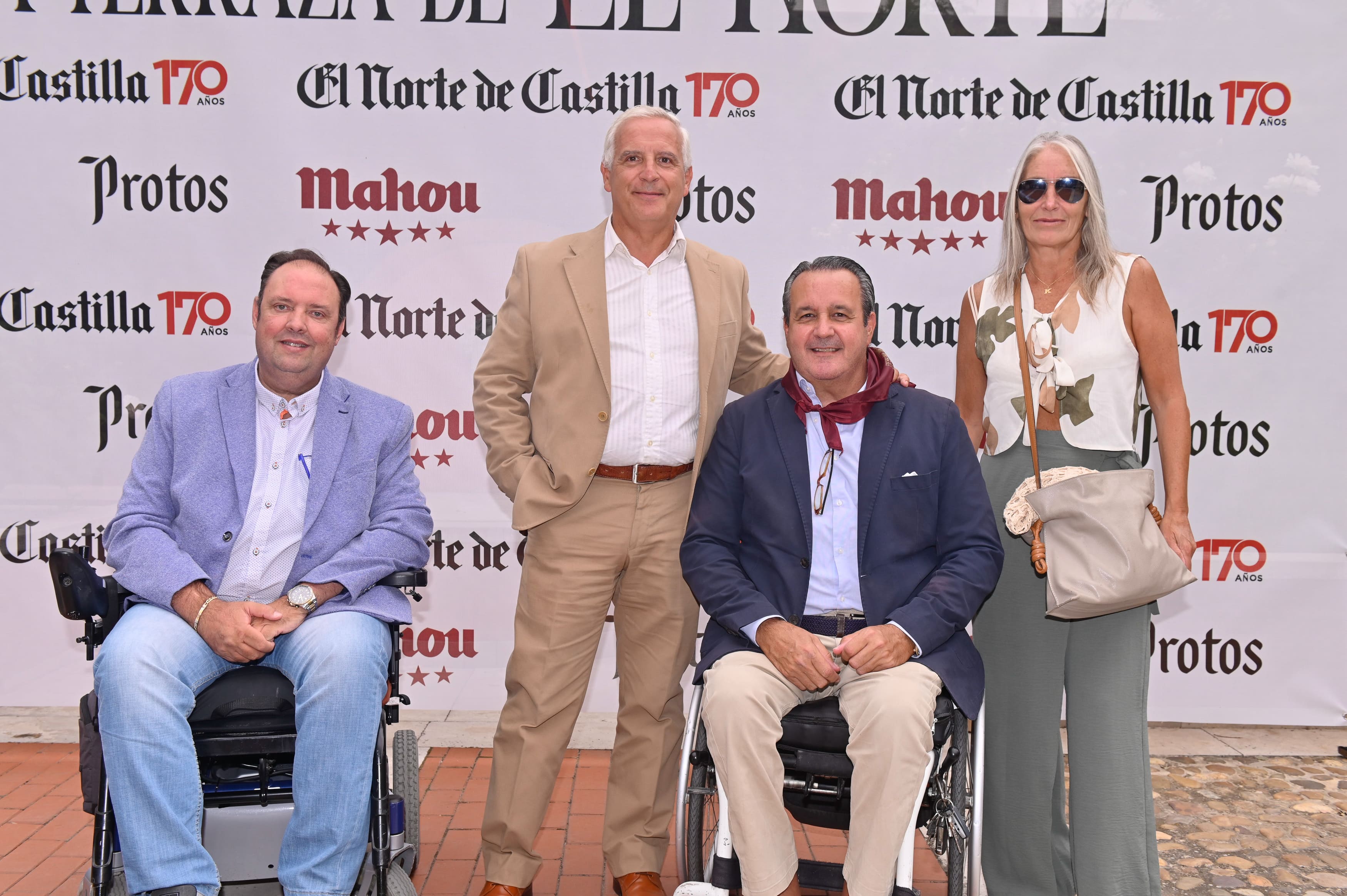 Carlos de la Figuera (Asociación Iniciativas Empresariales), José Modesto Pérez (Renfe), Ignacio Tremiño (Fundación del Lesionado Medular) y Ana Cristina Ruiz.