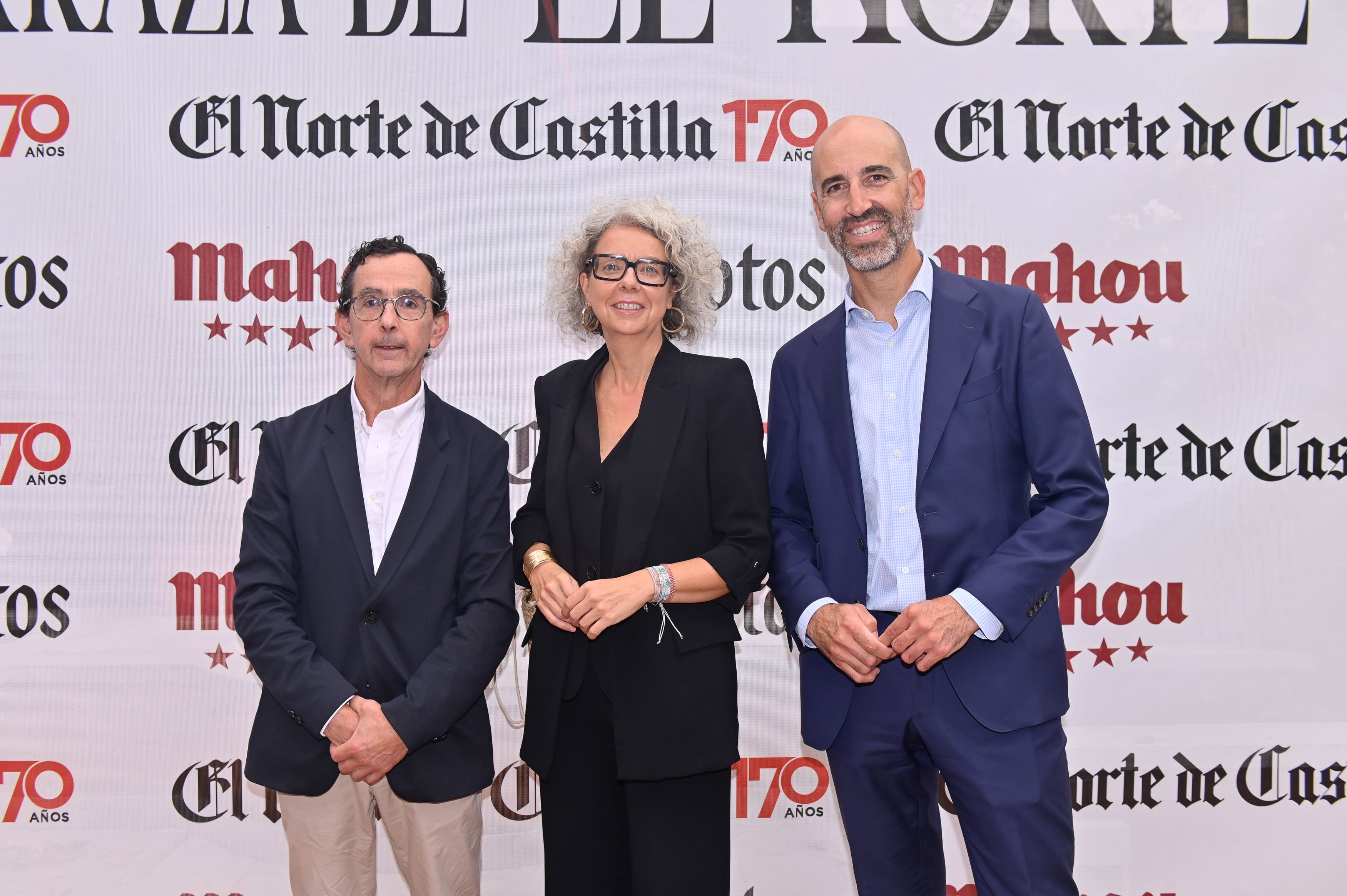 Jorge Valentín-Gamazo (JES Asesores), Cristina Sánchez (Unicaja) y Jorge Villoria (Unicaja).