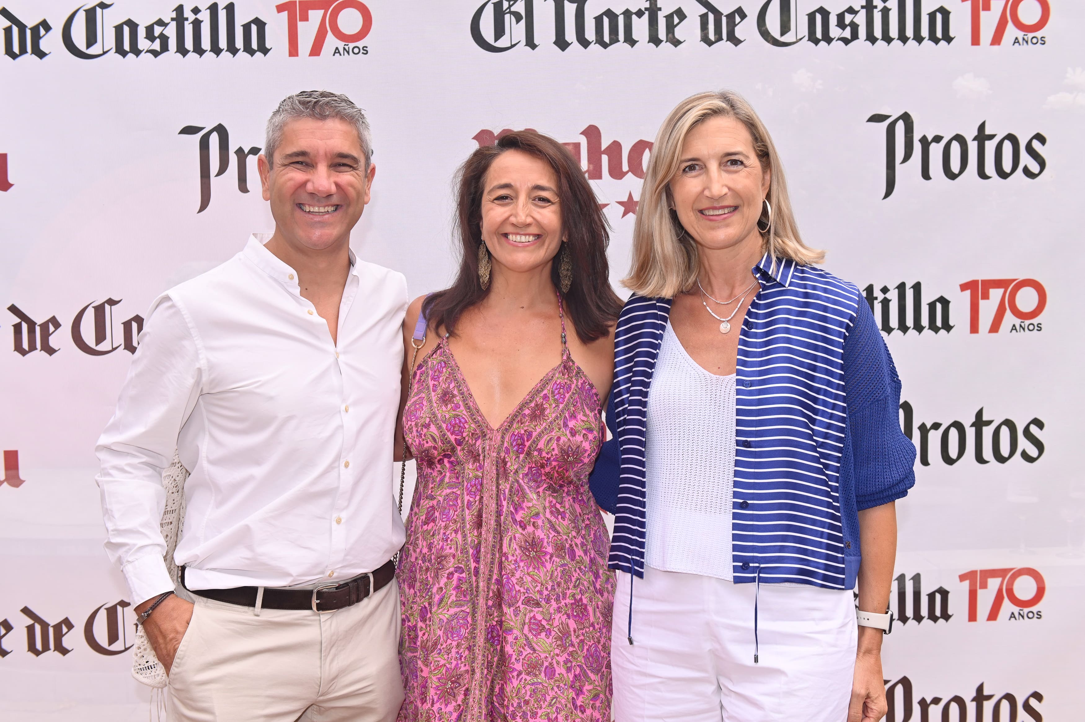 Luis Ángel Torres, Chus Álvarez (Chus Álvarez Pilates) y Mayte Zamorano (El Norte).