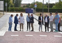 Visita a las obras de Grijota.