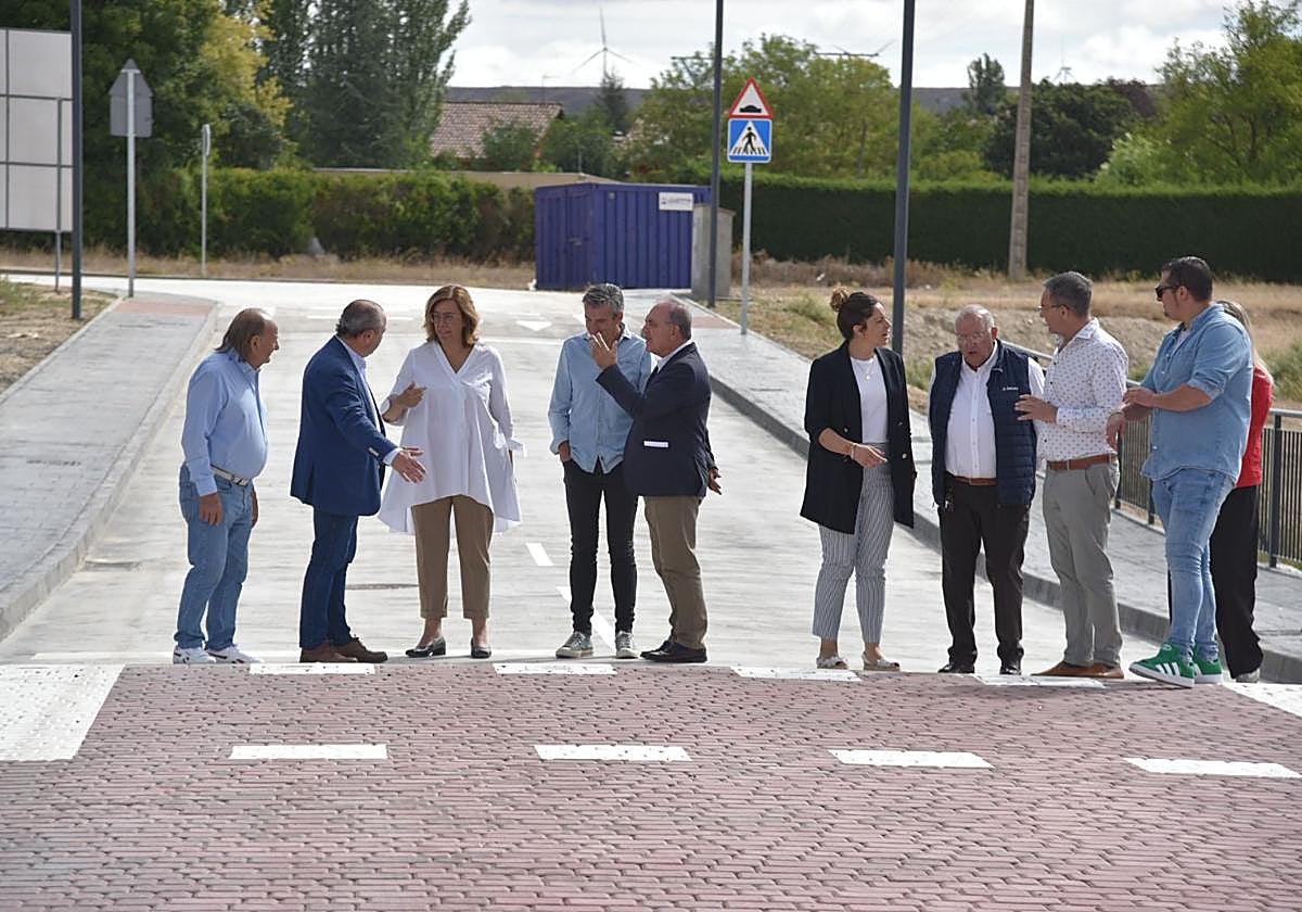 Visita a las obras de Grijota.