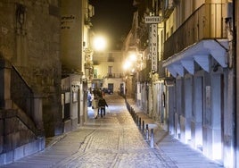 Calle de los bares de Segovia.