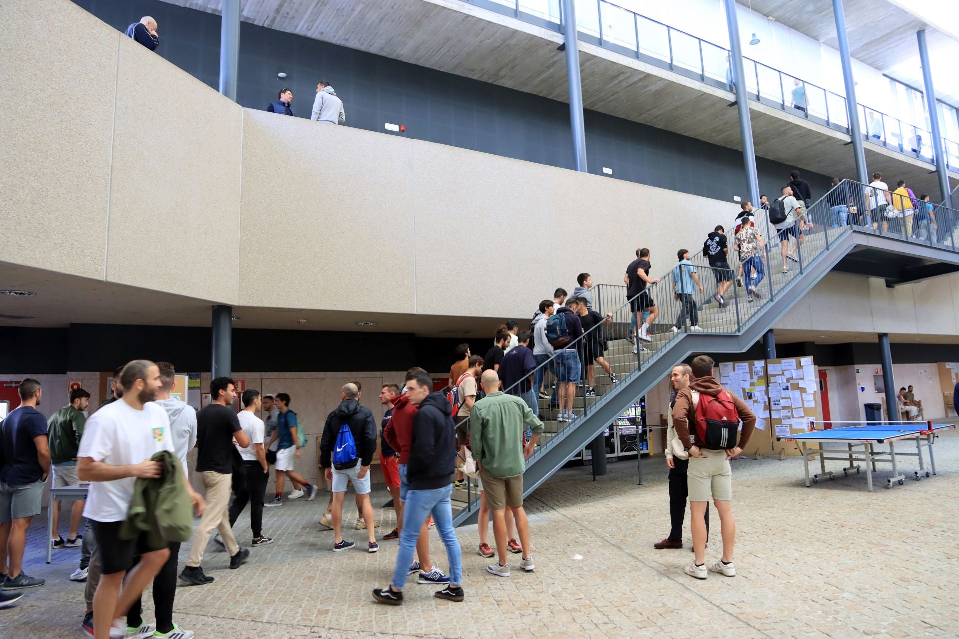 Fotografías del examen para ser bombero en Segovia