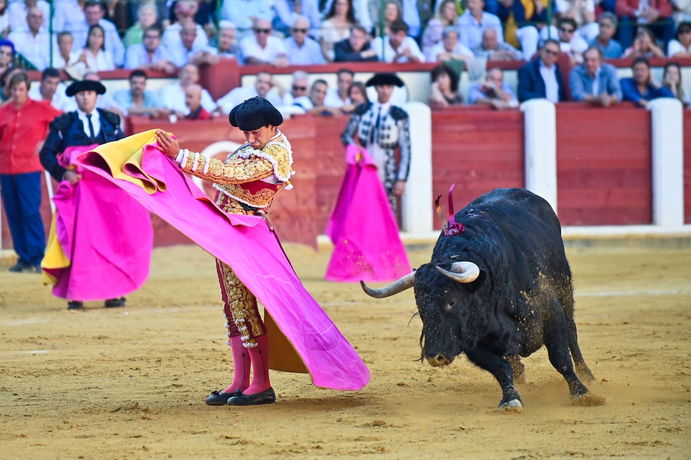 Imágenes de la tarde de toros de los diestros banderilleros en Valladolid