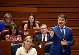 Fernández Mañueco interviene en el Pleno.