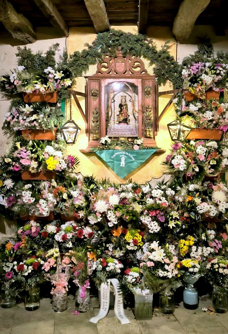 Ampudia se rinde a la Virgen de Alconada