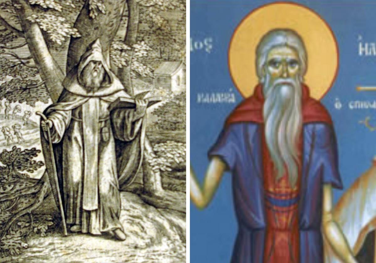 San Pafnucio de Egipto y San Elías Espeleota.