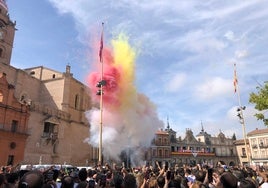 Inicio de las Ferias y Fiestas de San Antolín en la Plaza Mayor de Medina del Campo