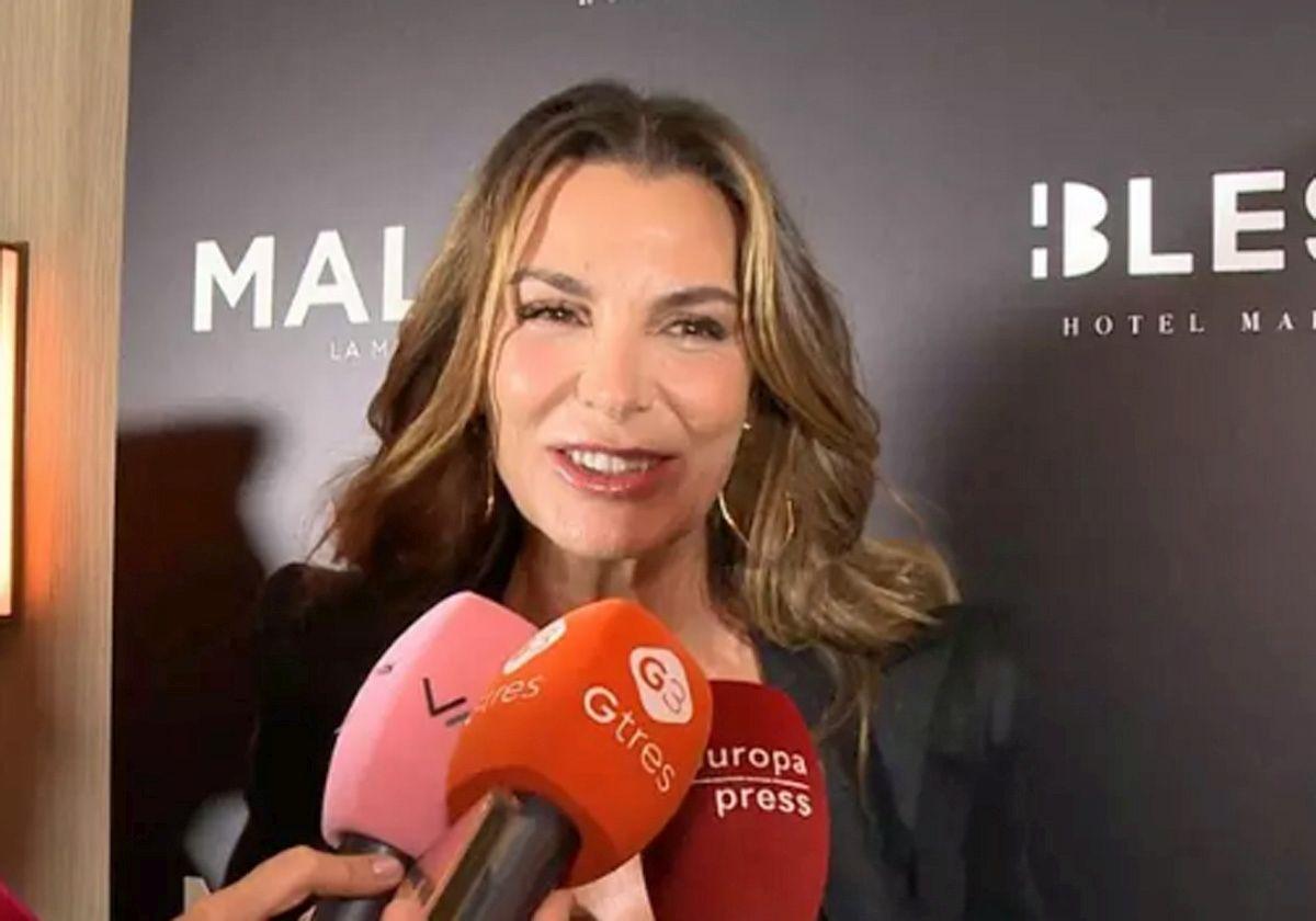 Mar Flores, en la presentación de su colección.