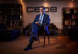 Antonio Garamendi, presidente de la CEOE.