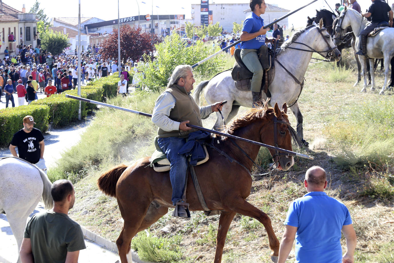 Las imágenes del encierro en Arrabal de Portillo