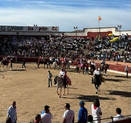 Becerrada en las fiestas de El Espinar.