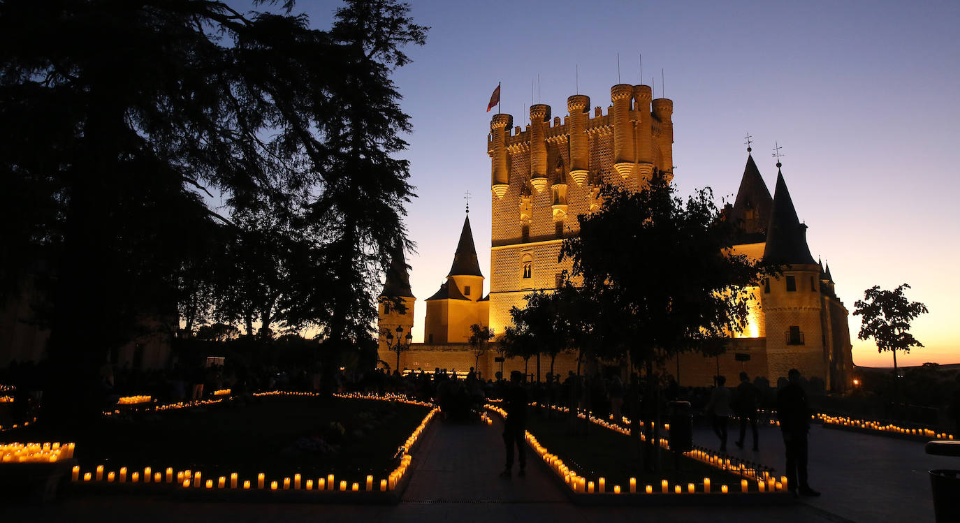 Fotografías del concierto con velas en el Alcázar de Segovia