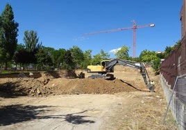 Imagen de archivo de una obra en Valladolid.