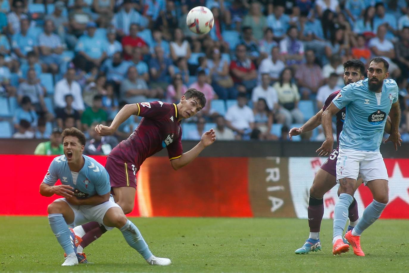 Las imágenes del partido entre el Celta de Vigo y el Real Valladolid