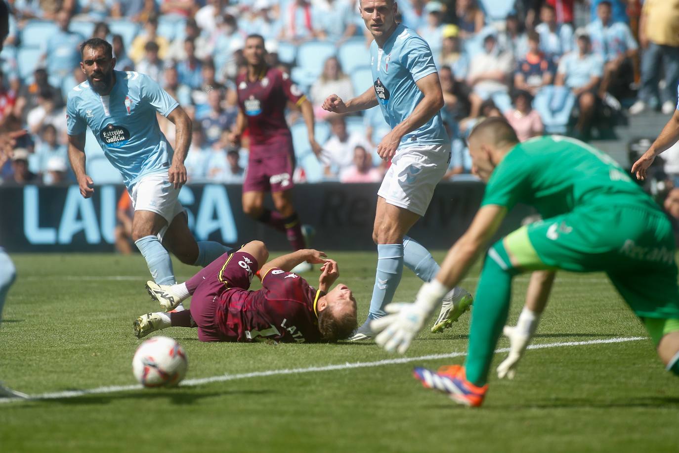 Las imágenes del partido entre el Celta de Vigo y el Real Valladolid