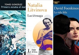 Portadas de los tres libros libros recomendados de la semana.