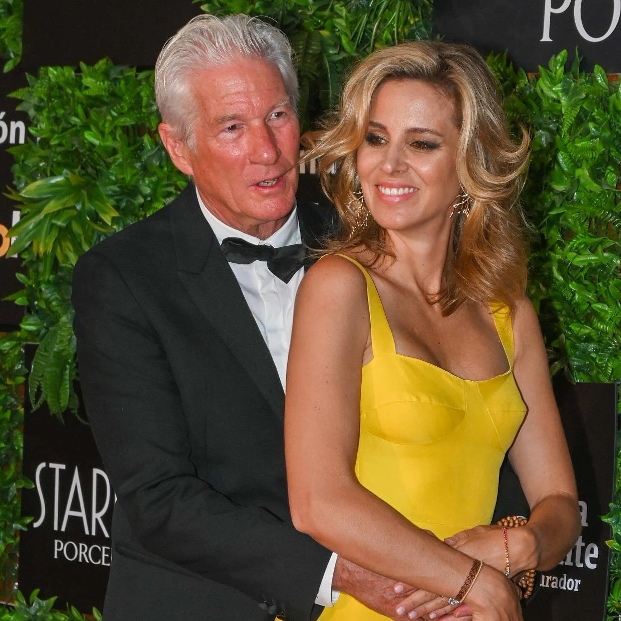 Richard Gere y Alejandra Silva.