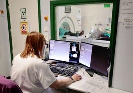 Servicio de Radiología del Hospital Clínico de Valladolid.