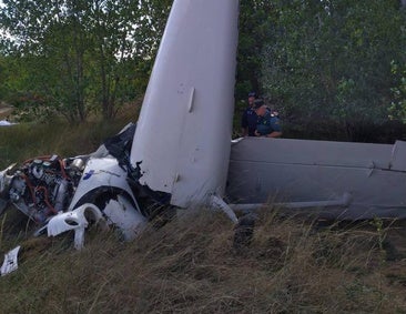 Un muerto y un herido al estrellarse una avioneta en Palencia