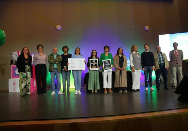 Entrega de premios en la inauguración de Movisop.