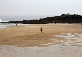 Una playa en la costa española.