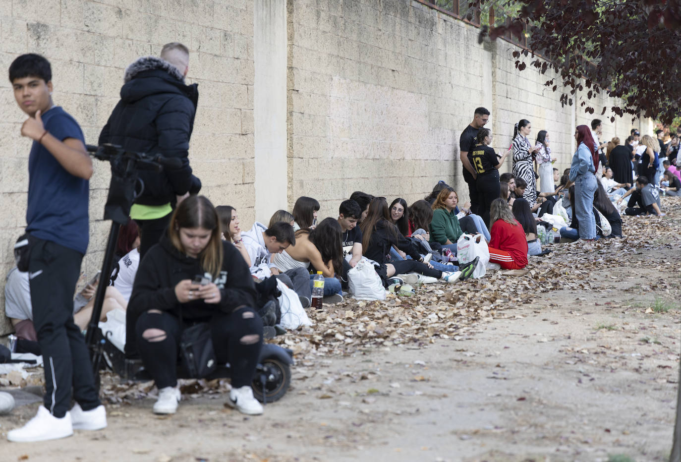 Largas colas para ver a Estopa y Natos y Waor en Valladolid