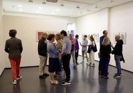 Imágenes de la exposición de Julián Cruz en la galería de Javier Silva de Valladolid