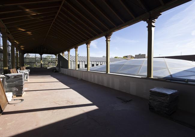 Ático del antiguo convento que acogerá la fisioterapia y preparación al parto.