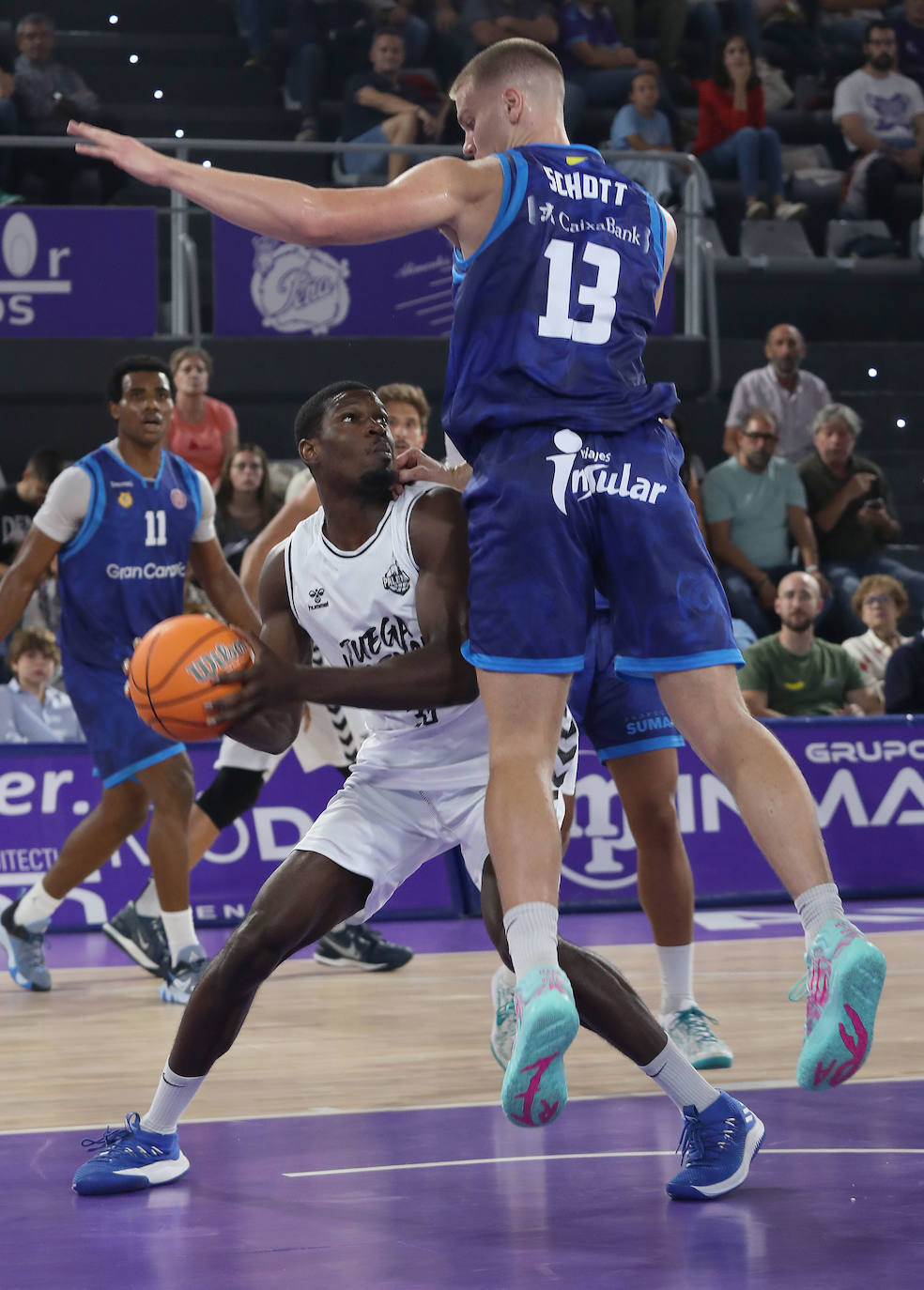 El Palencia Baloncesto arrasa al filial del Gran Canaria