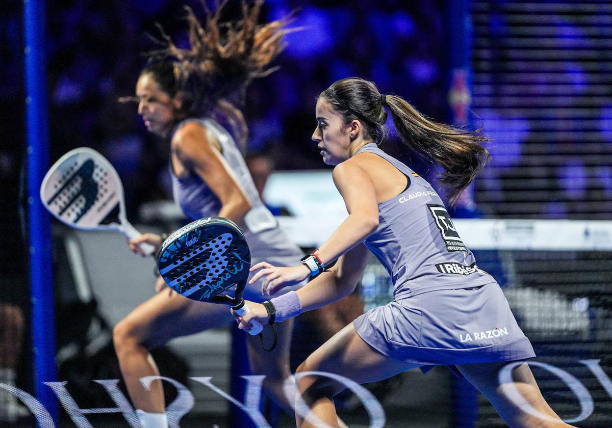 Claudia Fernández y Gemma Triay, finalistas en el cuadro femenino.