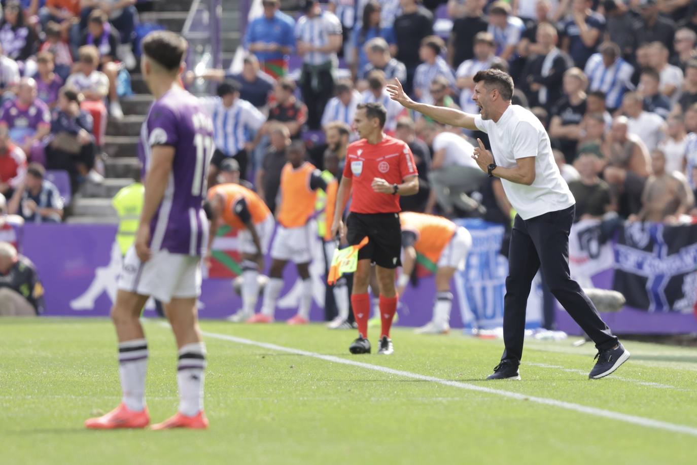 El empate en Zorrilla ante la Real Sociedad, en imágenes